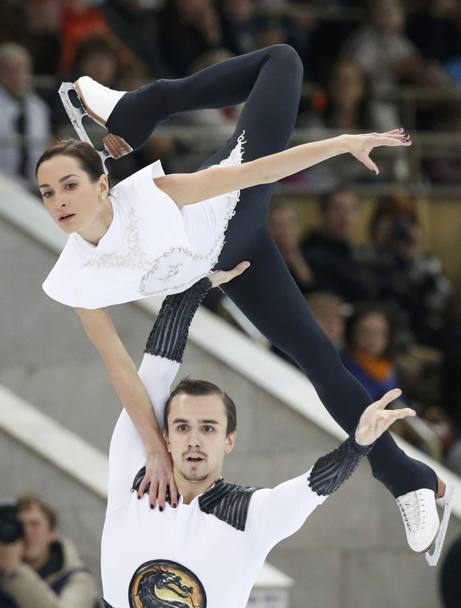 Altra coppia che gioca in casa: Ksenia Stolbova e Fedor Klimov. (Reuters)